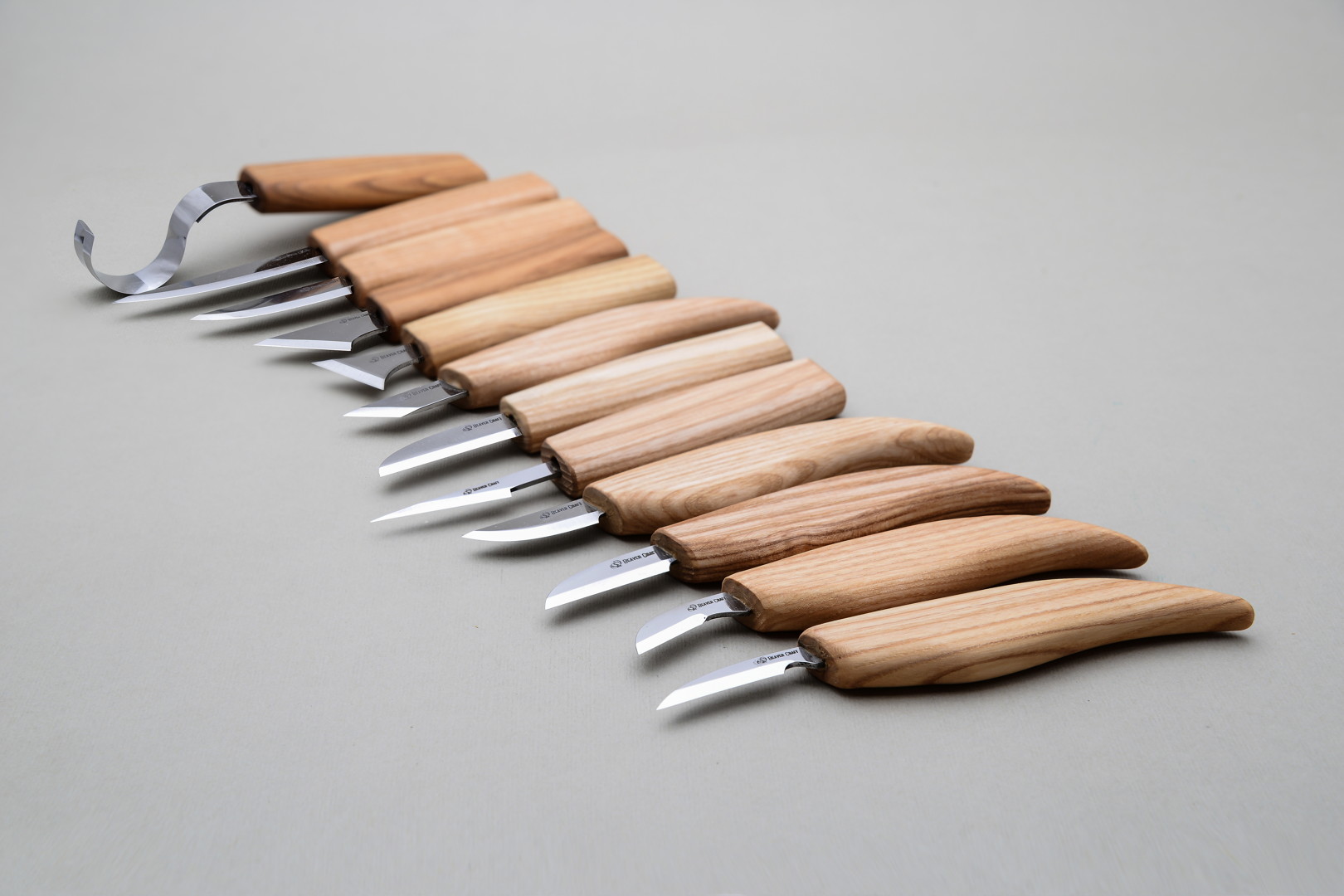 S10 Wood Carving Set Of 12 Knives Beaver Craft Wood Carving Tools 