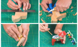 Набор для вырезания лошадки из дерева - BeaverCraft DIY02 - набор для рукоделия, подарок для ребенка 06